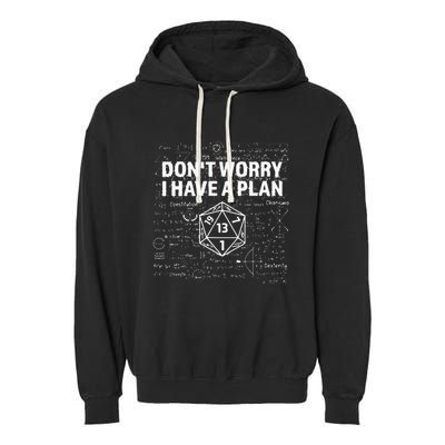 Dungeons D20 Fail RPG Fumble Funny Gamer Garment-Dyed Fleece Hoodie