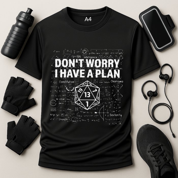 Dungeons D20 Fail RPG Fumble Funny Gamer Performance Shirt