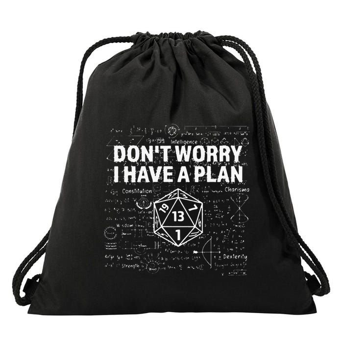 Dungeons D20 Fail RPG Fumble Funny Gamer Drawstring Bag