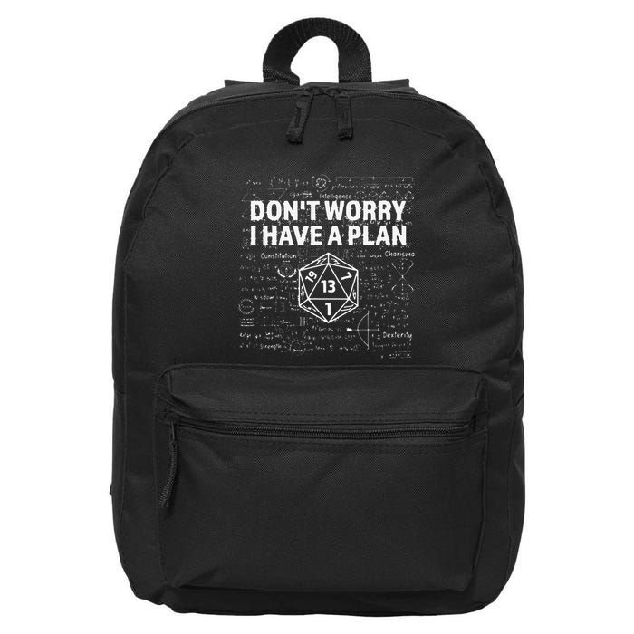Dungeons D20 Fail RPG Fumble Funny Gamer 16 in Basic Backpack