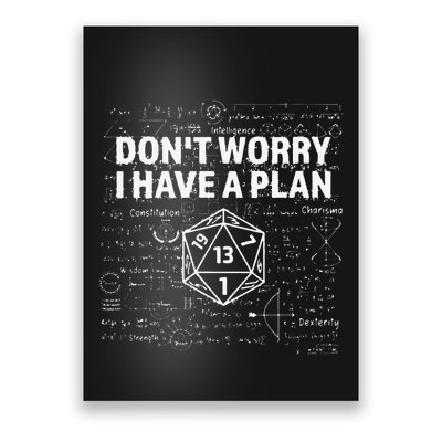 Dungeons D20 Fail RPG Fumble Funny Gamer Poster