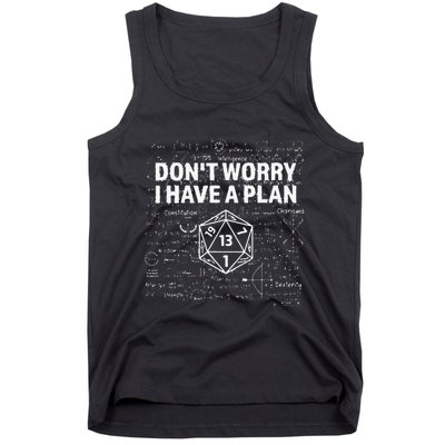 Dungeons D20 Fail RPG Fumble Funny Gamer Tank Top