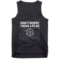 Dungeons D20 Fail RPG Fumble Funny Gamer Tank Top