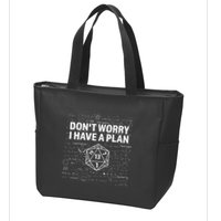Dungeons D20 Fail RPG Fumble Funny Gamer Zip Tote Bag