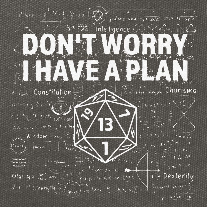 Dungeons D20 Fail RPG Fumble Funny Gamer Cotton Canvas Backpack