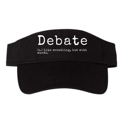 Debate Definition Funny Debate Team Gift Visor