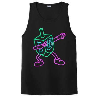 Dabbing Dreidel Funny Hanukkah Gifts PosiCharge Competitor Tank