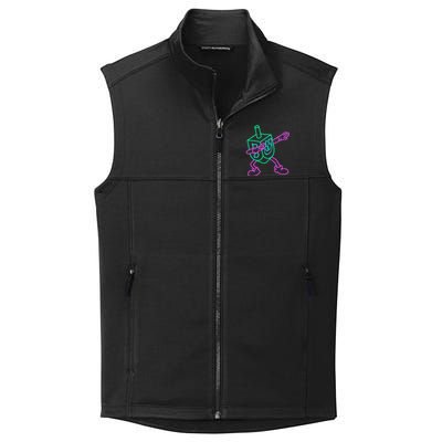 Dabbing Dreidel Funny Hanukkah Gifts Collective Smooth Fleece Vest