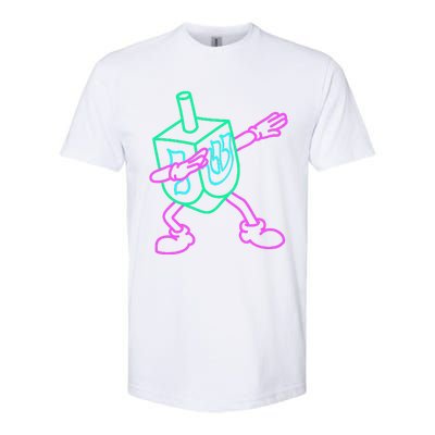 Dabbing Dreidel Funny Hanukkah Gifts Softstyle® CVC T-Shirt