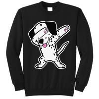 Dalmatian Dabbing Funny Dalmation Dab Dog Dance Sweatshirt