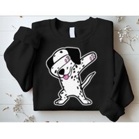 Dalmatian Dabbing Funny Dalmation Dab Dog Dance Sweatshirt