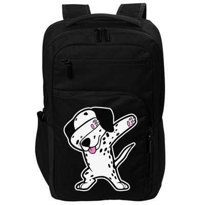 Dalmatian Dabbing Funny Dalmation Dab Dog Dance Impact Tech Backpack