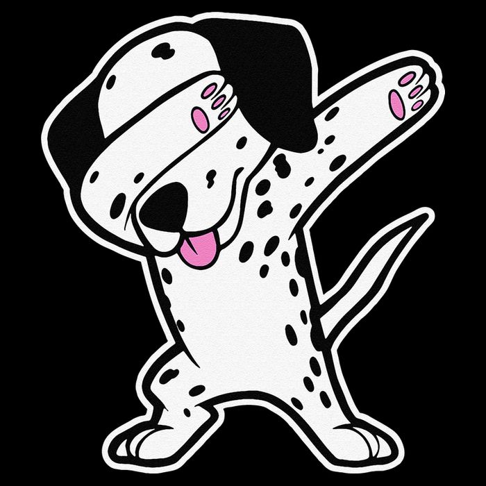 Dalmatian Dabbing Funny Dalmation Dab Dog Dance Backpack