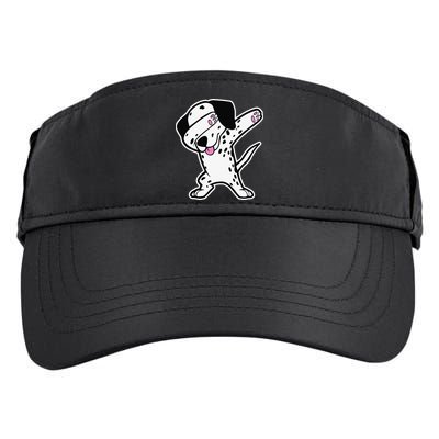 Dalmatian Dabbing Funny Dalmation Dab Dog Dance Adult Drive Performance Visor