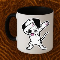 Dalmatian Dabbing Funny Dalmation Dab Dog Dance Mug