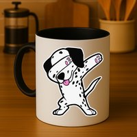 Dalmatian Dabbing Funny Dalmation Dab Dog Dance Mug