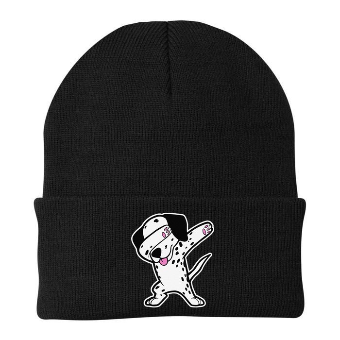 Dalmatian Dabbing Funny Dalmation Dab Dog Dance Beanie