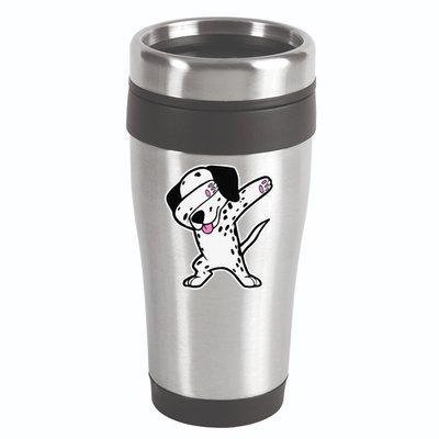 Dalmatian Dabbing Funny Dalmation Dab Dog Dance 16oz Travel Tumbler