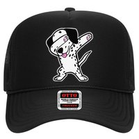 Dalmatian Dabbing Funny Dalmation Dab Dog Dance Trucker Hat