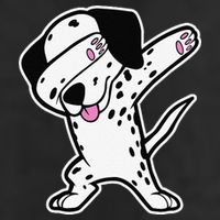 Dalmatian Dabbing Funny Dalmation Dab Dog Dance Trucker Hat