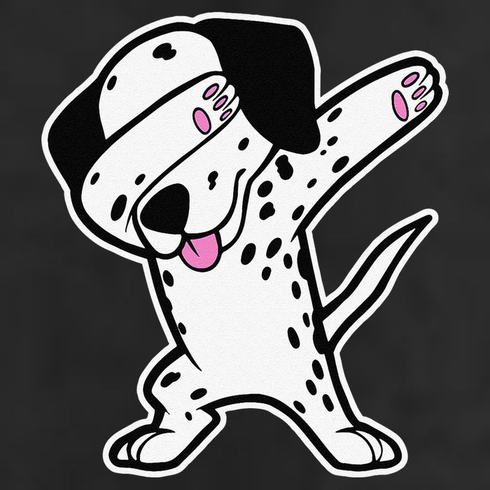 Dalmatian Dabbing Funny Dalmation Dab Dog Dance Trucker Hat