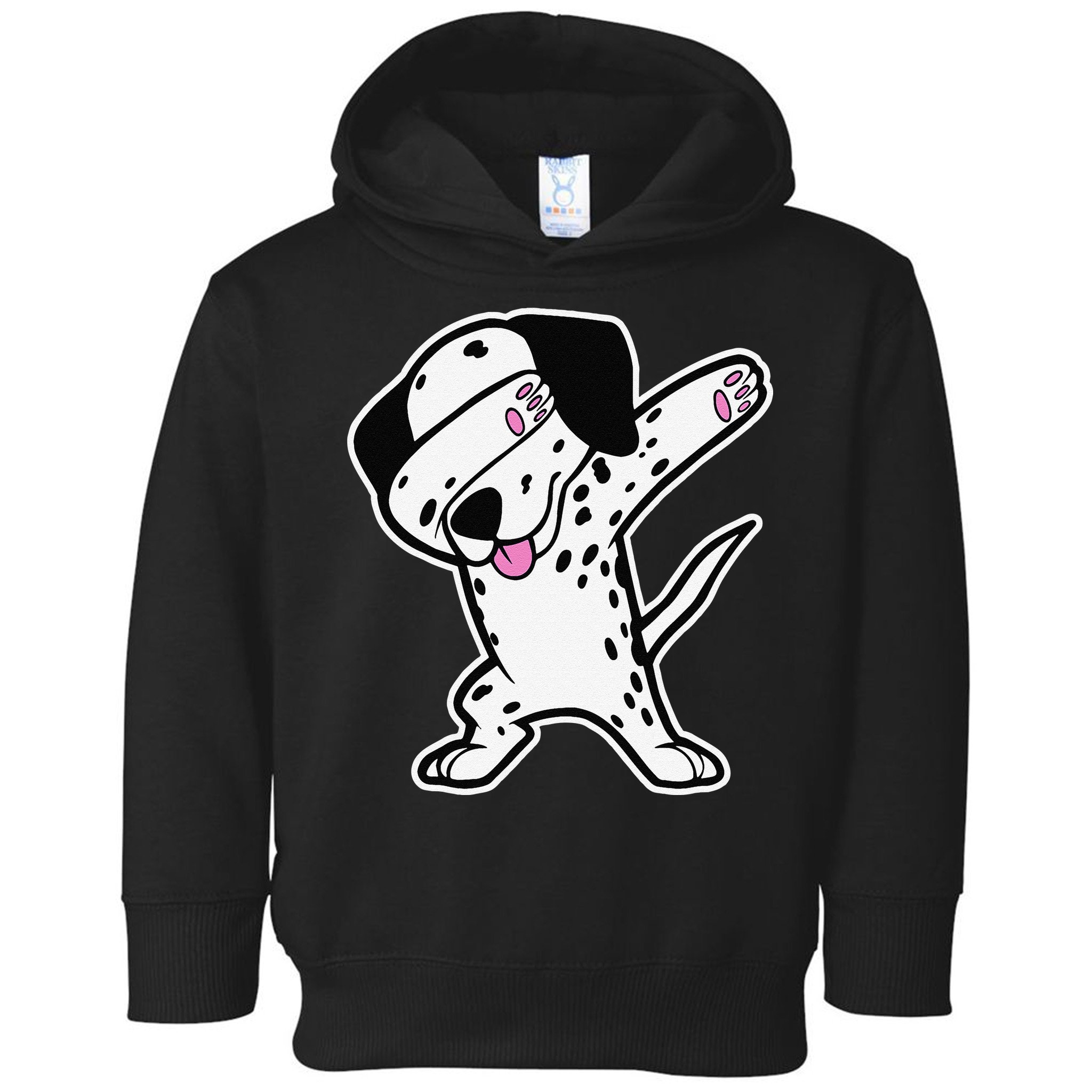 Dalmatian Dabbing Funny Dalmation Dab Dog Dance Toddler Hoodie