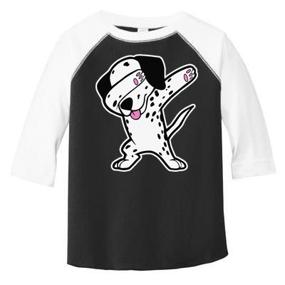 Dalmatian Dabbing Funny Dalmation Dab Dog Dance Toddler Fine Jersey T-Shirt