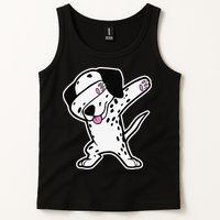 Dalmatian Dabbing Funny Dalmation Dab Dog Dance Tank Top