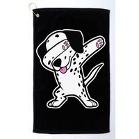 Dalmatian Dabbing Funny Dalmation Dab Dog Dance Golf Towel