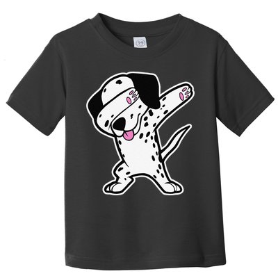 Dalmatian Dabbing Funny Dalmation Dab Dog Dance Toddler T-Shirt