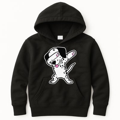 Dalmatian Dabbing Funny Dalmation Dab Dog Dance Kids Hoodie