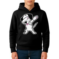 Dalmatian Dabbing Funny Dalmation Dab Dog Dance Kids Hoodie