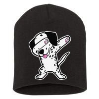Dalmatian Dabbing Funny Dalmation Dab Dog Dance Short Acrylic Beanie