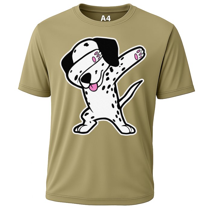 Dalmatian Dabbing Funny Dalmation Dab Dog Dance Performance Shirt