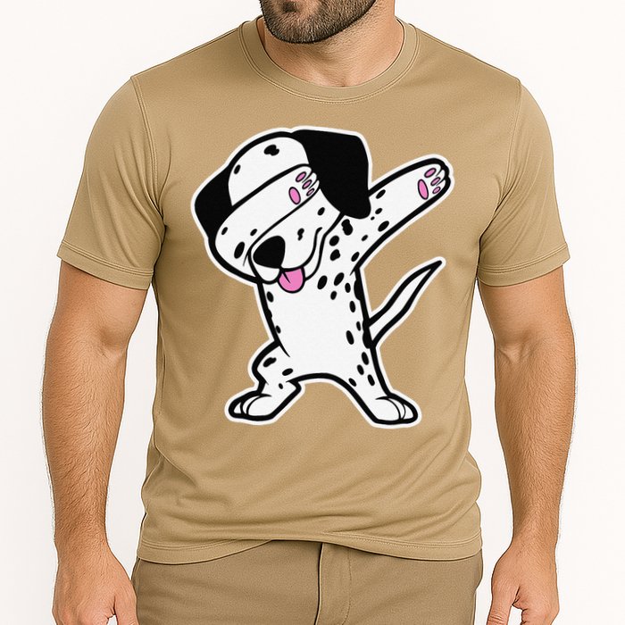 Dalmatian Dabbing Funny Dalmation Dab Dog Dance Performance Shirt