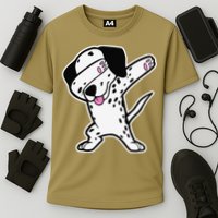 Dalmatian Dabbing Funny Dalmation Dab Dog Dance Performance Shirt