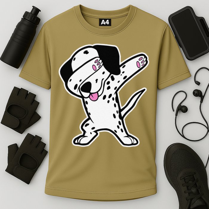 Dalmatian Dabbing Funny Dalmation Dab Dog Dance Performance Shirt