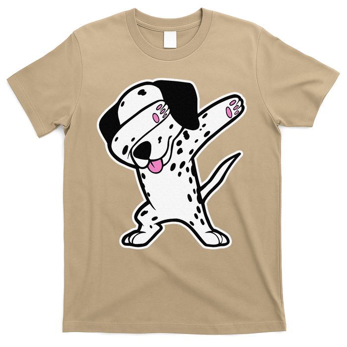 Dalmatian Dabbing Funny Dalmation Dab Dog Dance T-Shirt