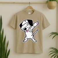 Dalmatian Dabbing Funny Dalmation Dab Dog Dance T-Shirt