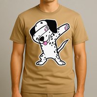Dalmatian Dabbing Funny Dalmation Dab Dog Dance T-Shirt