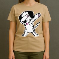 Dalmatian Dabbing Funny Dalmation Dab Dog Dance T-Shirt