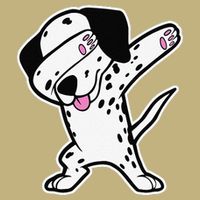 Dalmatian Dabbing Funny Dalmation Dab Dog Dance Cooling Performance Long Sleeve Crew