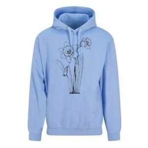 Daffodil Daffodils Flowers Floral Spring Easter Unisex Surf Hoodie