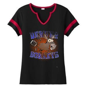 Denver Donkeys Football Ladies Halftime Notch Neck Tee