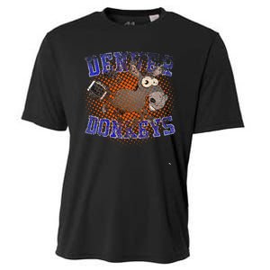 Denver Donkeys Football Cooling Performance Crew T-Shirt