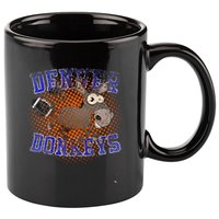 Denver Donkeys Football 11oz C Handle Ceramic Mug