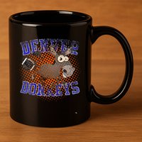 Denver Donkeys Football 11oz C Handle Ceramic Mug