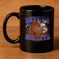 Denver Donkeys Football 11oz C Handle Ceramic Mug