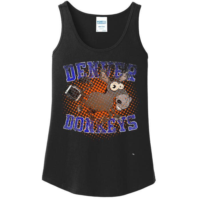 Denver Donkeys Football Ladies Essential Tank