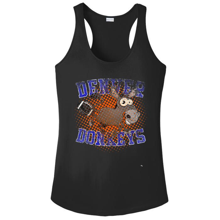 Denver Donkeys Football Ladies PosiCharge Competitor Racerback Tank